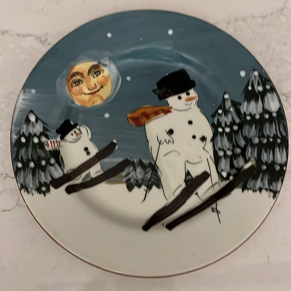 Christmas Themed Decorative Plates Set - Picture 6 of 12